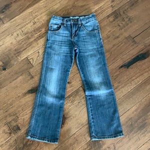 NWOT boys Wranglers blue jeans, 8 slim, PERFECT